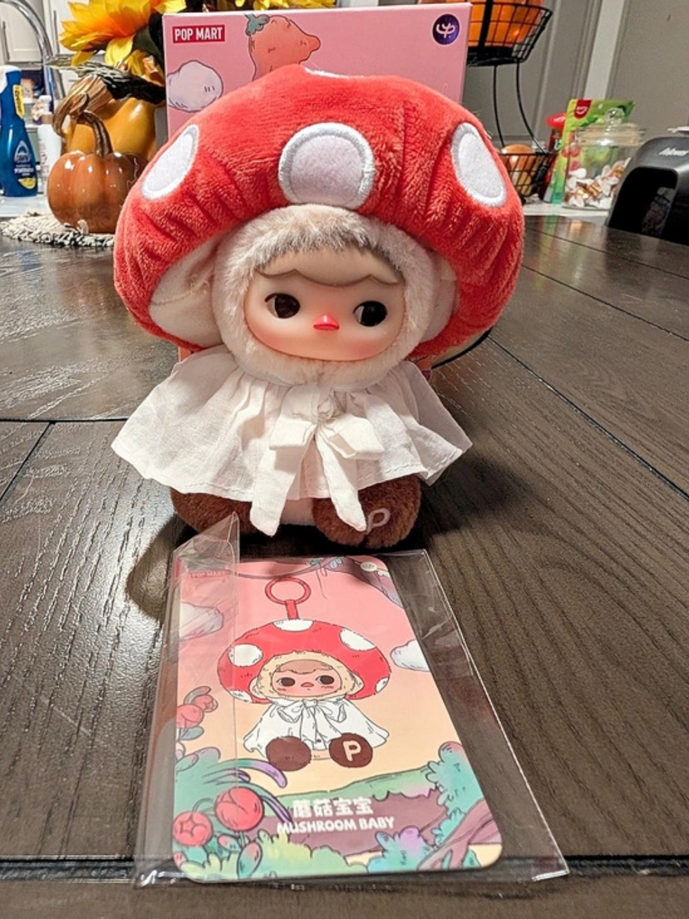 POP MART Pucky Forest Fairies Mushroom Baby Mushroom Baby Figure with Box